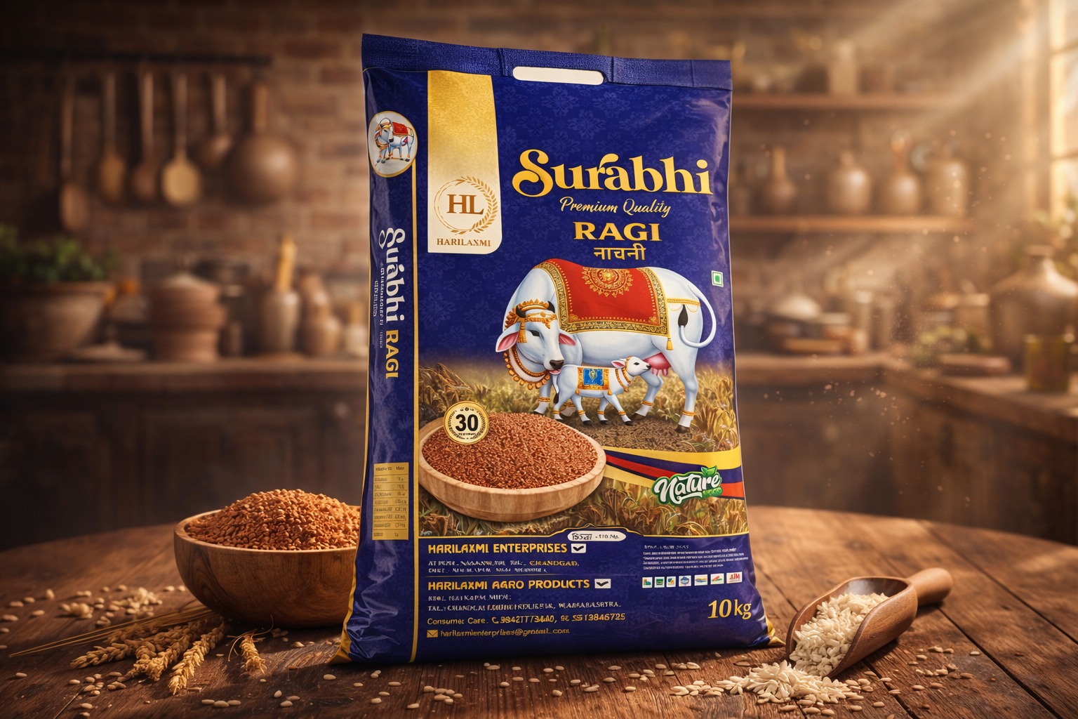 Surabhi Ragi (Finger Millet/नाचणी)